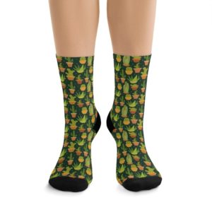 Full Printed Socks Cactus