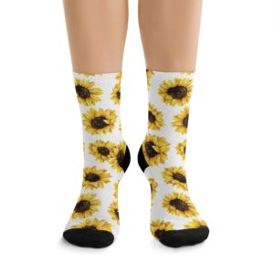 Full Printed Socks Sunflowers