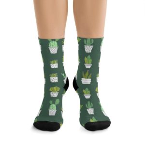 Full Printed Socks Cactus