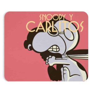 Snoopy Art Mouse Pad Charlie Brown Design Peanuts Inspired Premium Mouse Mat Waterproof Surface Perfect Gift