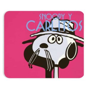 Snoopy Cartoon Mouse Pad Charlie Brown Design Peanuts Inspired Premium Mouse Pad Waterproof Surface Perfect Gift