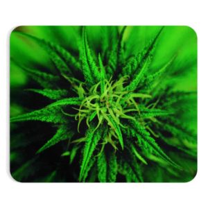 Marijuana Mouse Pad Hemp Cannabis Pot Leaf Mouse Pad Tech Desk Office Computer Neoprene Mouse Pad Office Supplies