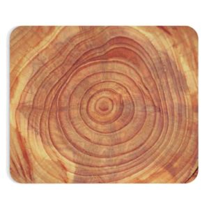 Light Oak Mouse Pad Desk Accessories Cubicle Decor Office Supplies Mousepad Wooden Office Organization Gift Desk Decor