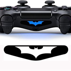PS4 Controller Bat Sticker LED Light Bar Bat Logo Decal Sticker For PlayStation 4 Controller - Pack of 2 pcs