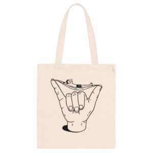 ECO Handbag Funny Abstract – Travel Tote Bag – Cotton Shopper Hand bag Unusual Style