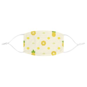 Pineapple Fruit Face Mask Art Design Everyday Use Casual Fabric Face Mask Funny Gift