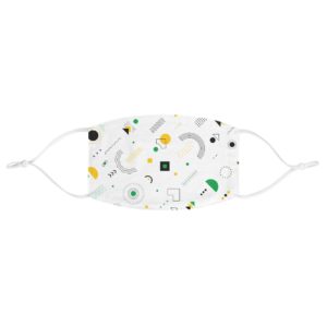 Abstraction Geometric Face Mask Art Design Everyday Use Casual Fabric Face Mask Funny Gift