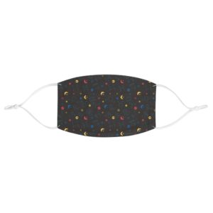 Starry Sky Face Mask Art Design Everyday Use Casual Fabric Face Mask Funny Gift