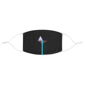 Abstract Phyramid Face Mask Art Design Everyday Use Casual Fabric Face Mask Funny Gift