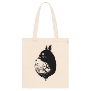 ECO Handbag Anime – Travel Tote Bag – Cotton Shopper Hand bag Cute Style