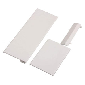 Wii White Replacement Door Replacement Memory Door Slot Covers Repair Door for Nintendo Wii Console Parts - 1 Set of 3 pieces White