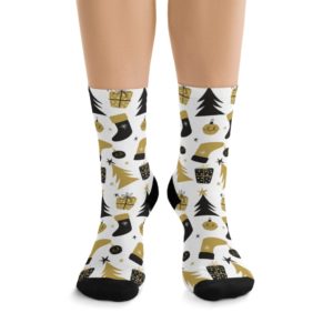 Merry Cristmas Socks Full Printed Socks Funny Print Unisex Print Men Socks Women Socks Food Sublimation Socks Best Gift Christmas Tree Present Garlands Christmas Stockings