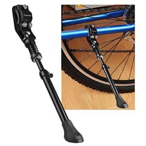 Rear Mount Stand Aluminium Bicycle Kickstand Black