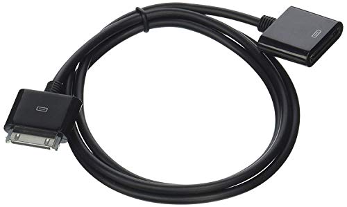 30-pin Male to Female Dock Extension Cable, TomJoy 3.3ft Extender Cord for iPod iPhone 4 4S iPad 2 3, Works for Audio with Bose Sounddock Sony Ihome & Other Docking Station