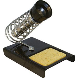 Heavy Duty Soldering Iron Holder Iron Stand with Solder Sponge Soldering Iron Tip Cleaner Set