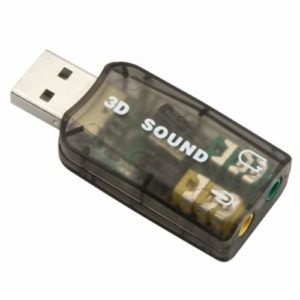 USB Audio Sound Adapter for PS3, PS4, Windows, Mac, Raspberry Pi and Linux. to be Used with External Headphone and Microphone