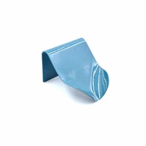 Soap Saver for Shower Soap Holder Self-Adhesive Shower Soap Dish Waterfall Drain Soap Saver (Blue)