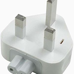 Replacement UK AC Adapter Wall Plug Duckhead Universal Power Charger Travel Adapters 220V for MacBook iPhone iPad iPod MagSafe 2 (Pack of 2)