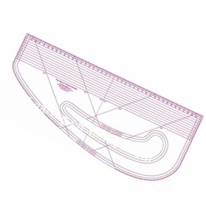 Fashion Curve Ruler Curving French Pattern Grading Design Rule Craft Sewing Tool Measurement Supply Marking Curve Ruler Clear Plastic Universal Marker Garment Tailoring Cutting