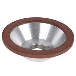Generic 4-Inch 100mm Grit 180 Diamond Coated Concave Cup Shaped Grinding Wheel For Carbide Metal
