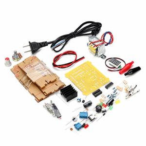 Generic US Plug 110V DIY LM317 Adjustable Voltage Power Supply Board Kit with Case