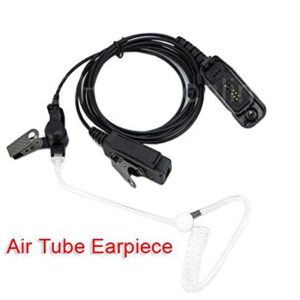 Acoustic Tube Earpiece Headset Mic for Motorola XPR6500 XPR6550 XPR6580 APX7000 APX6000 Radio Security Door Supervisor