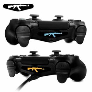 LLC Integral - 2pcs Pair Game Light Bar Vinyl Stickers Decal Led Light Bar Cover for Sony Playstation 4 Dualshock 4 PS4 PS4 Slim PS4 Pro Controller Gamepad Skins Removable (Gamer) [video game]