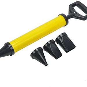 Mortar Pointing Grouting Gun Sprayer Applicator Tool Professional Multifunction Caulk Gun Stainless Steel Spray Gun with 4 Nozzles For Lime Cement Construction Tools