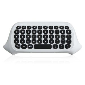 2.4G White Wireless Message Chatpad Keyboard KeyPad for Xbox One S Controller